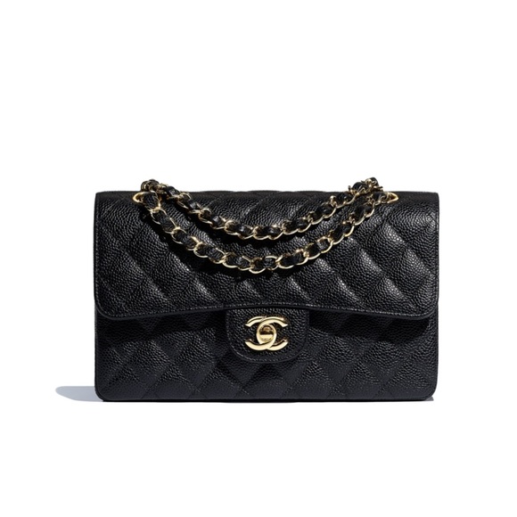 CHANEL Handbags - Brand new 💯% Authentic Chanel Double-Flap Quilted Caviar Classic Medium Handbag